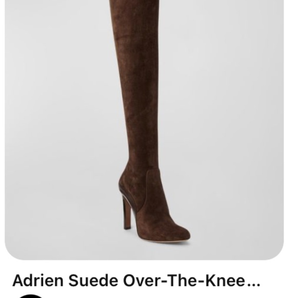 Ralph Lauren Collection Adrien Calf Suede Over the Knee Boot NIB - Picture 3 of 9